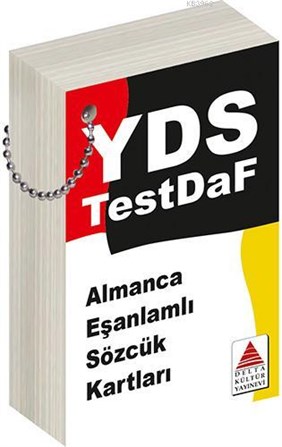 Delta Kültür Yayınları YDS Test Daf Almanca Eş Anlamlı Sözcük Kartları Delta Kültür
