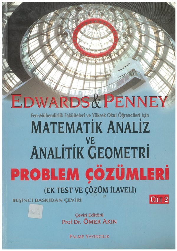 Matematik Analiz ve Analitik Geometri Problem Çözümleri 1