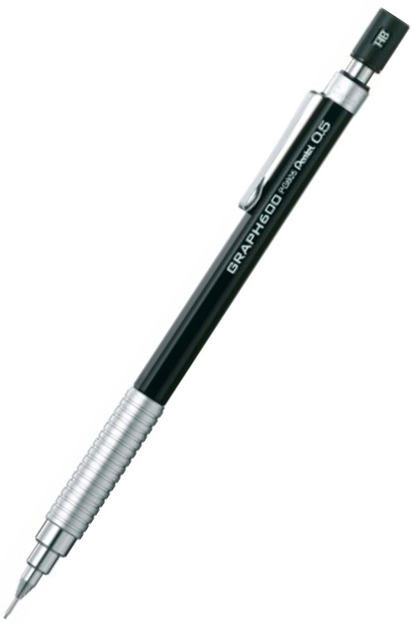 Pentel Çizim Kalemi Graph 600 0.5 MM Siyah PG605-A