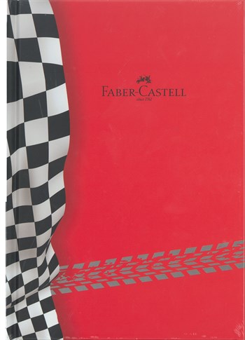 Faber Castell A5 120yp Çizgili Sert Kapak Racing Ciltli Defter