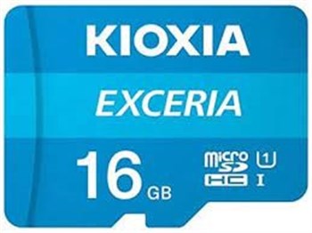 Kioxia 16GB Exceria Micro SDHC UHS-1 C10 100MB/sn