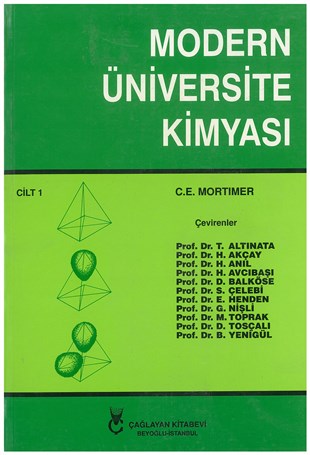 Modern Üniversite Kimyası; Cilt 1