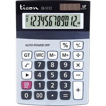 Ticon Hesap Makinası 12 Haneli CH-5112